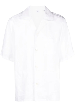 ASPESI SS linen shirt - White