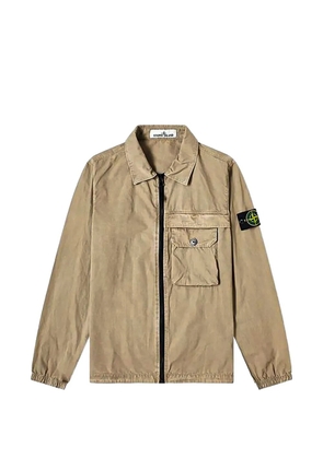 Stone Island chest-pocket zipped jacket - Neutrals