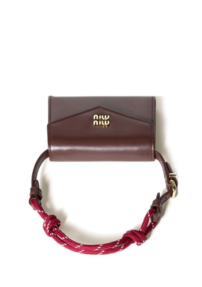 Miu Miu leather wallet - Brown