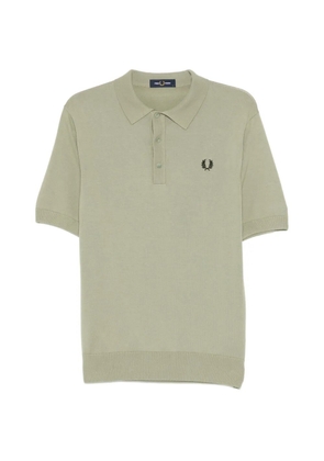 Fred Perry logo-embroidered polo shirt - Green