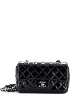 CHANEL Pre-Owned Classic Single Flap Bag Quilted Patent Mini crossbody bag - Black