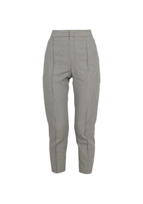 ISABEL MARANT houndstooth trousers - Black
