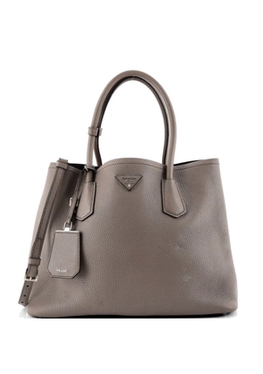 Prada Pre-Owned Cuir Double Saffiano Leather Large tote bag - Grey