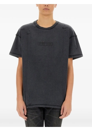 Purple Brand inside-out T-shirt - Grey