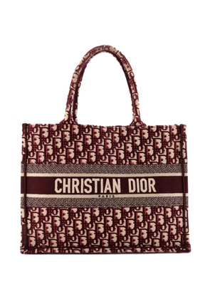 Christian Dior Pre-Owned Book Oblique Canvas Medium tote bag - Red