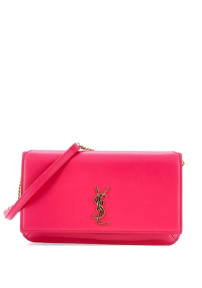 Saint Laurent Pre-Owned Classic Monogram Phone Holder Shoulder Bag Leather crossbody bag - Pink
