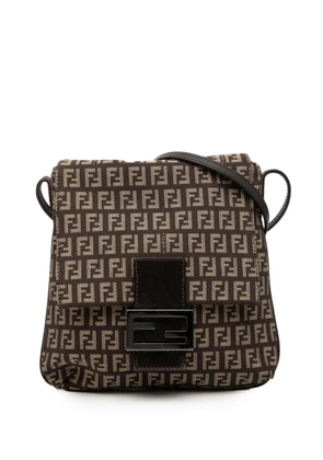 Fendi Pre-Owned 2000-2010 Zucchino Canvas crossbody bag - Brown