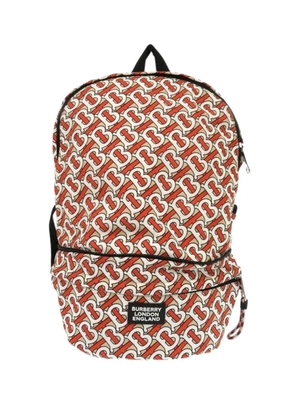 Burberry Pre-Owned 2018-2023 TB Monogram Nylon Convertible backpack - Orange