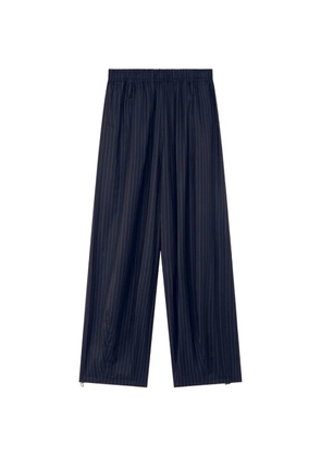 The Frankie Shop Oakdale pinstripe trousers - Blue