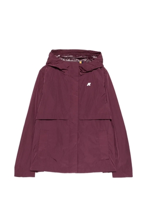 K-Way hooded jacket - Purple