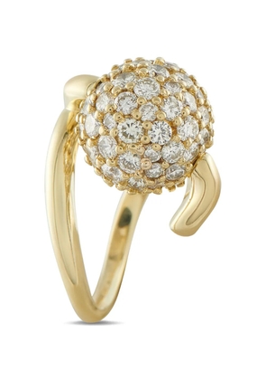 Jose Hess diamond yellow gold orb ring