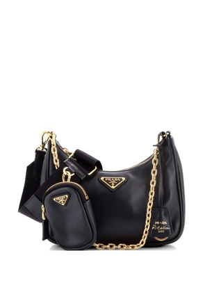 Prada Pre-Owned Re-Edition 2005 Shoulder Bag Soft Calfskin Small crossbody bag - Black
