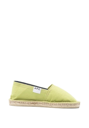 A.P.C. woven espadrilles - Green