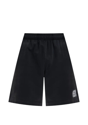 VETEMENTS embroidered shorts - Black