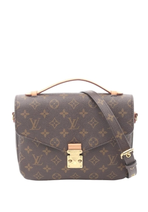 Louis Vuitton Pre-Owned 2020 Monogram Pochette Metis satchel - Brown