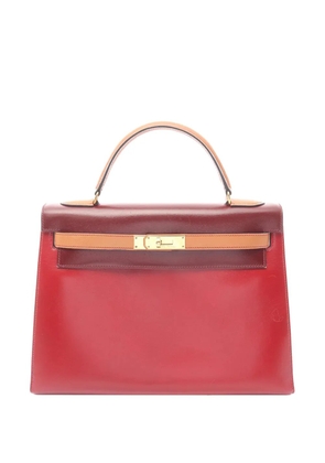 Hermès Pre-Owned 1988 Boxcalf Tricolor Kelly I Sellier 32 handbag - Red