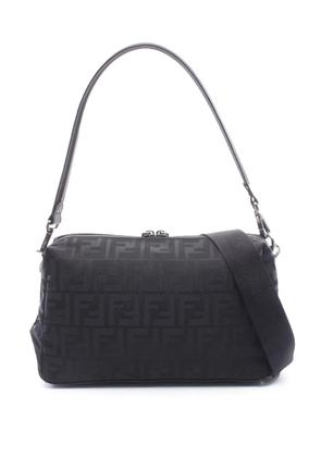 Fendi Pre-Owned 2000-2010 Medium Canvas FF Lui satchel - Black