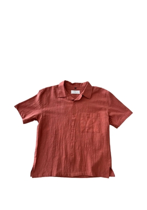LAST CALL FOR pocket short-sleeve shirt - Red