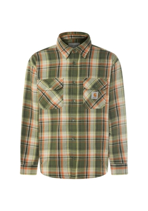 Carhartt WIP pocket checked shirt - Green
