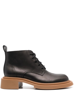 LOEWE ankle lace-up fastening boots - Black