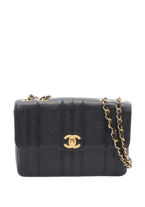 CHANEL Pre-Owned 1994-1996 Square Caviar Mademoiselle Flap shoulder bag - Black