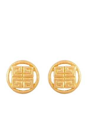 Givenchy Pre-Owned 1980s 4G clip-on earrings - Gold