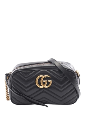 Gucci Pre-Owned 2016-2026 Small GG Marmont Matelasse Leather crossbody bag - Black