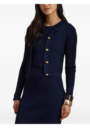 Lauren Ralph Lauren buttoned ribbed cardigan - Blue