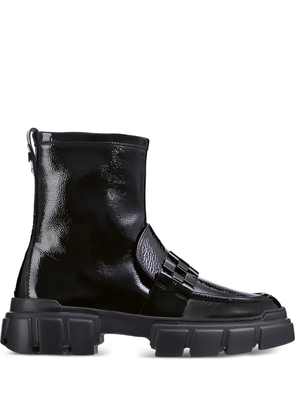 Hogl Will chunky-sole patent boots - Black