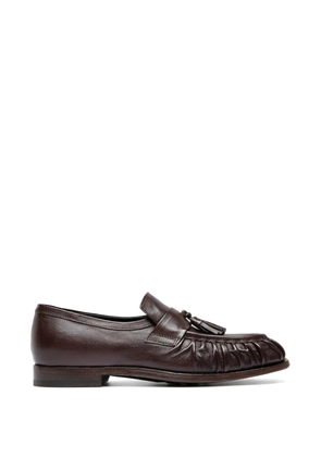 Officine Creative Solitude tassel leather loafers - Brown