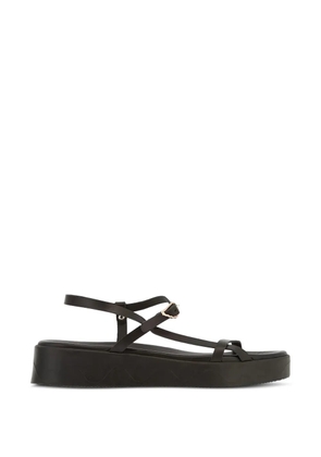 Ancient Greek Sandals Politia leather sandals - Black