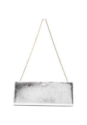 Lola Cruz Écla chain clutch bag - Silver
