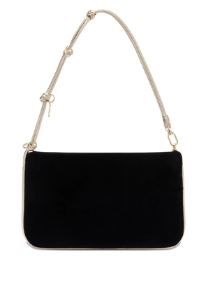Furla velvet shoulder bag - Black
