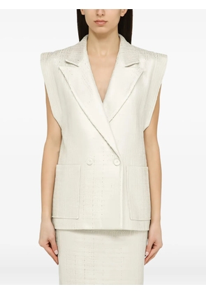 Federica Tosi double-breasted waistcoat - Neutrals