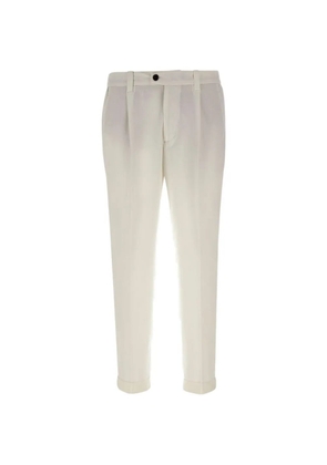 DEVORE pleated cuff trousers - Neutrals