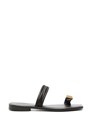 Donnarì braided-strap sandals - Brown