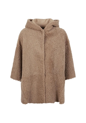 Enes Alice shearling jacket - Neutrals