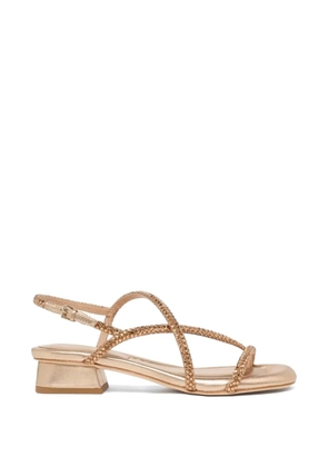 Ash embellished strap sandals - Pink