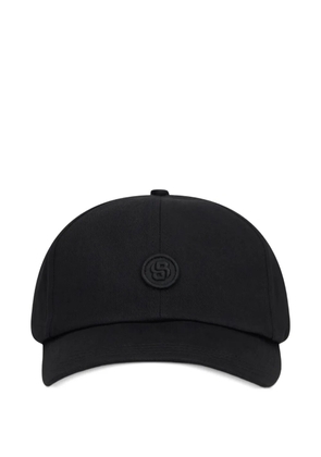 BOSS logo-patch baseball cap - Black