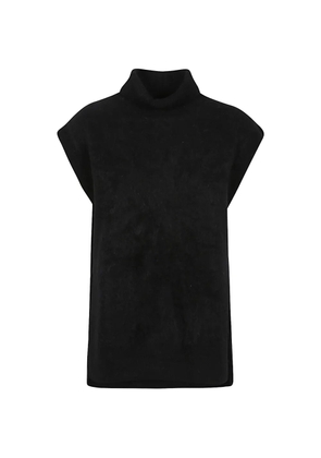 C.T.PLAGE high-neck sweater - Black