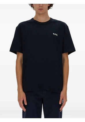 A.P.C. chest logo T-shirt - Blue