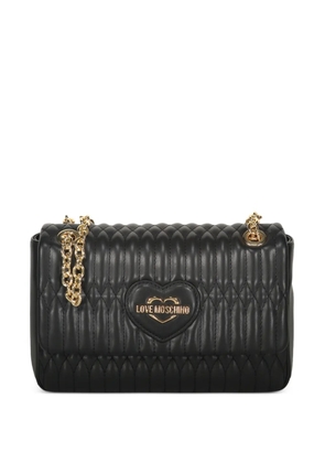 Love Moschino quilted chain shoulder bag - Black