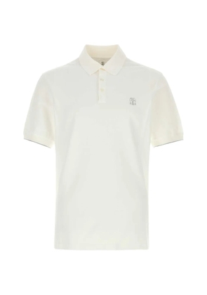 Brunello Cucinelli piquet polo shirt - Neutrals