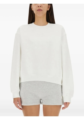 alexanderwang.t round-neck long-sleeve sweater - White