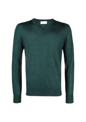 Ballantyne V-neck sweater - Green