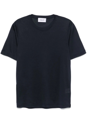 D4.0 silk T-shirt - Blue