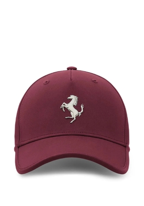 Ferrari logo-plaque baseball cap - Red