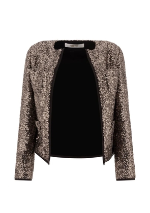 Fit sequin jacket - Gold