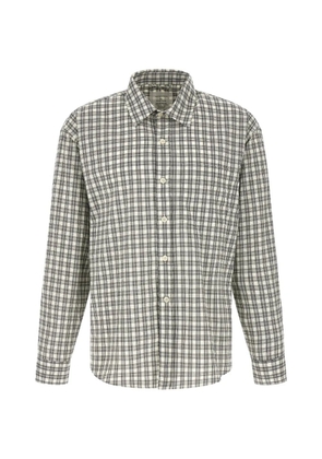 mfpen check-print long-sleeve shirt - Neutrals