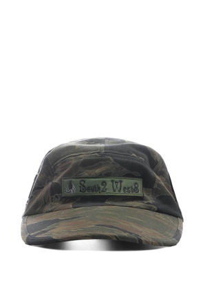 SOUTH2 WEST8 panel camouflage cap - Green